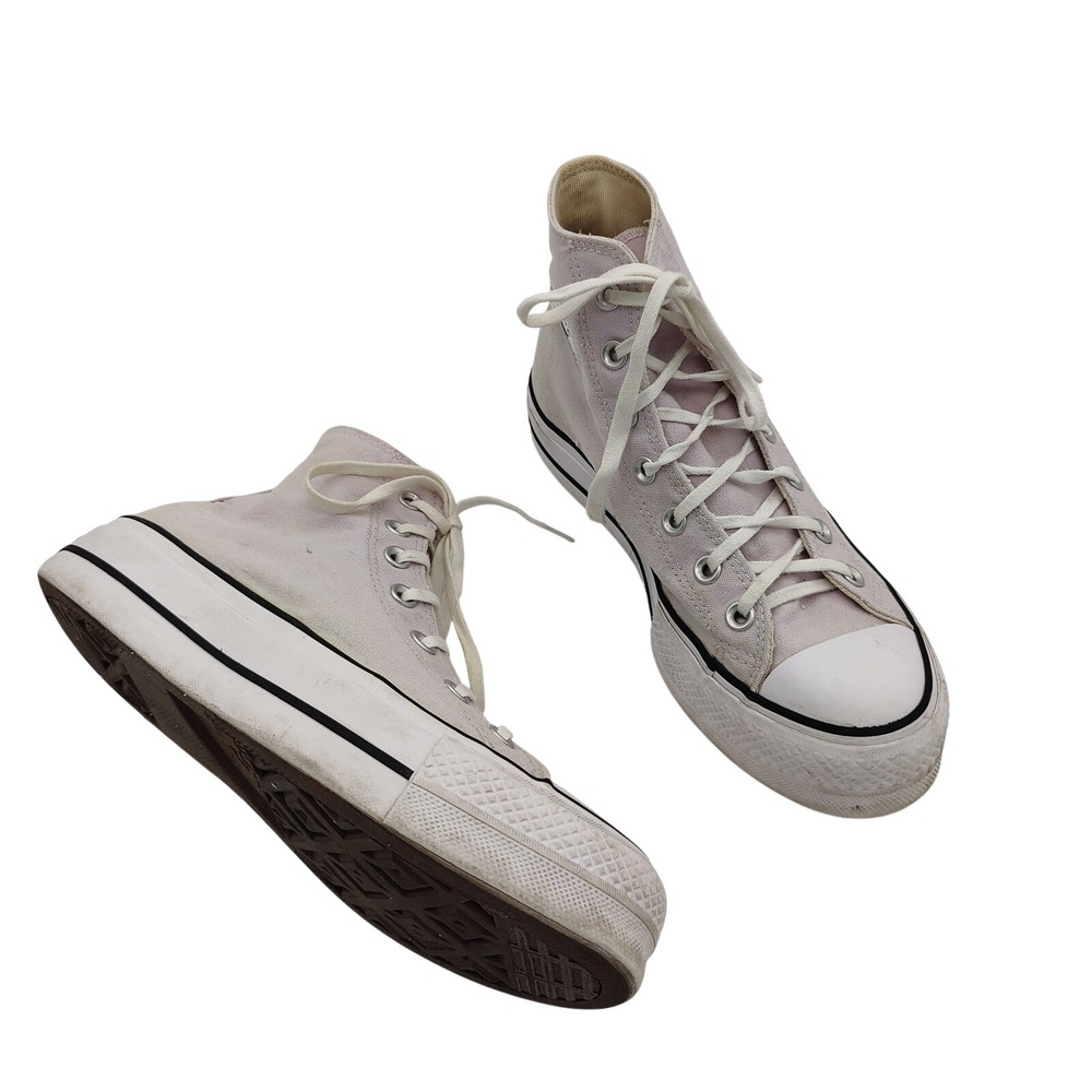 Converse Women Y2K Pastel Platform High Top Sneaker 8 Lilac Chuck Taylor Lift Hi